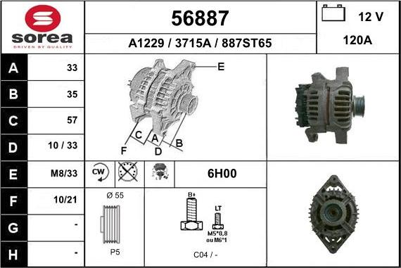 EAI 56887 - Ģenerators autodraugiem.lv