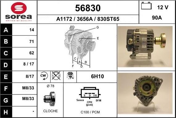 EAI 56830 - Ģenerators autodraugiem.lv