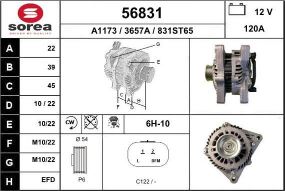 EAI 56831 - Ģenerators autodraugiem.lv