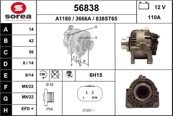 EAI 56838 - Ģenerators autodraugiem.lv