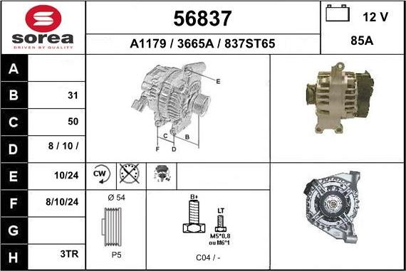 EAI 56837 - Ģenerators autodraugiem.lv