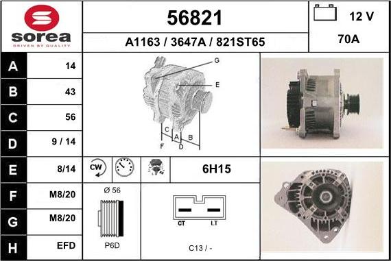 EAI 56821 - Ģenerators autodraugiem.lv