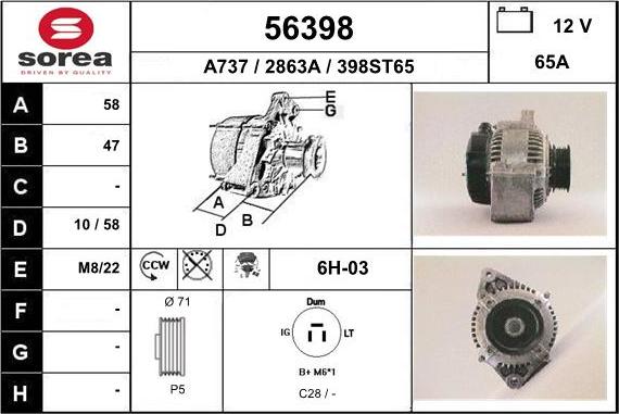 EAI 56398 - Ģenerators autodraugiem.lv