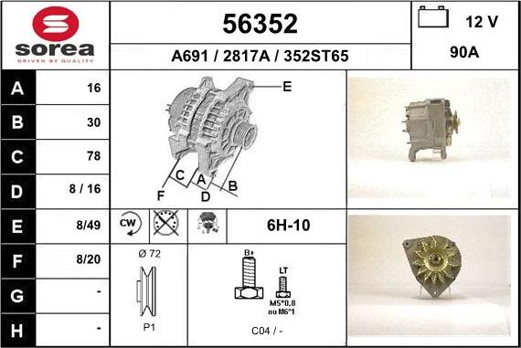 EAI 56352 - Ģenerators autodraugiem.lv