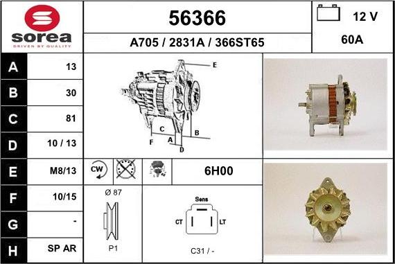EAI 56366 - Ģenerators autodraugiem.lv