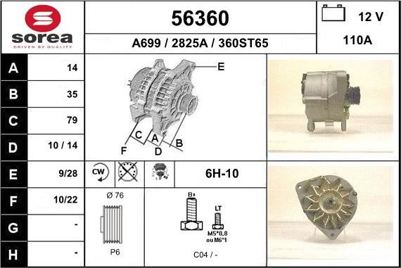 EAI 56360 - Ģenerators autodraugiem.lv