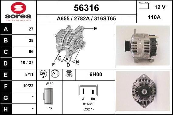 EAI 56316 - Ģenerators autodraugiem.lv