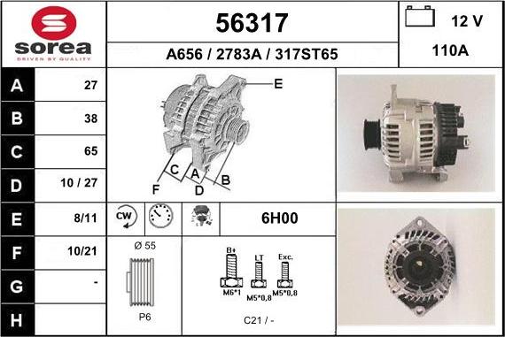 EAI 56317 - Ģenerators autodraugiem.lv