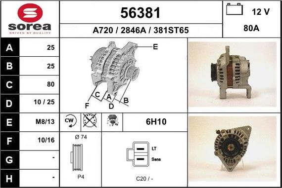 EAI 56381 - Ģenerators autodraugiem.lv