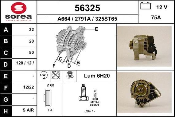 EAI 56325 - Ģenerators autodraugiem.lv