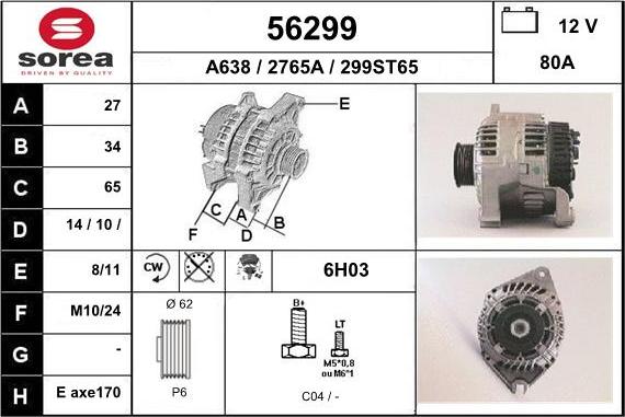 EAI 56299 - Ģenerators autodraugiem.lv