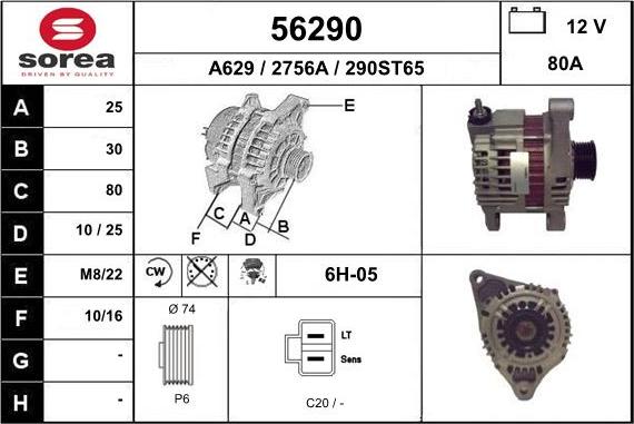 EAI 56290 - Ģenerators autodraugiem.lv