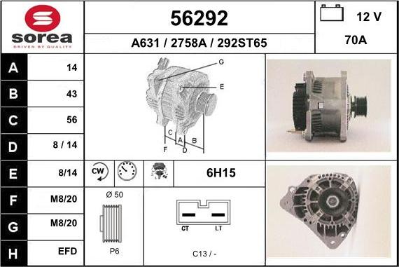 EAI 56292 - Ģenerators autodraugiem.lv
