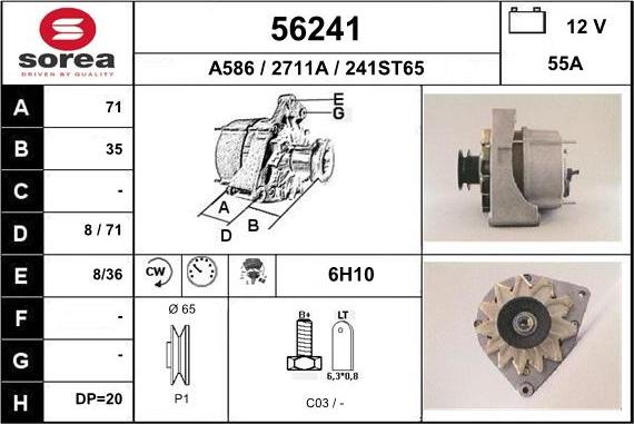 EAI 56241 - Ģenerators autodraugiem.lv