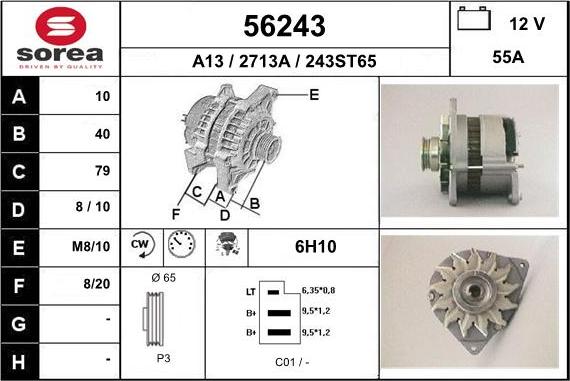EAI 56243 - Ģenerators autodraugiem.lv