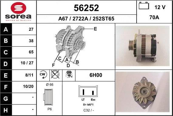 EAI 56252 - Ģenerators autodraugiem.lv