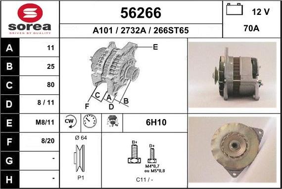 EAI 56266 - Ģenerators autodraugiem.lv