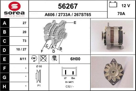 EAI 56267 - Ģenerators autodraugiem.lv