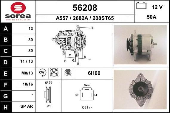 EAI 56208 - Ģenerators autodraugiem.lv
