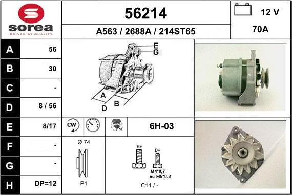 EAI 56214 - Ģenerators autodraugiem.lv