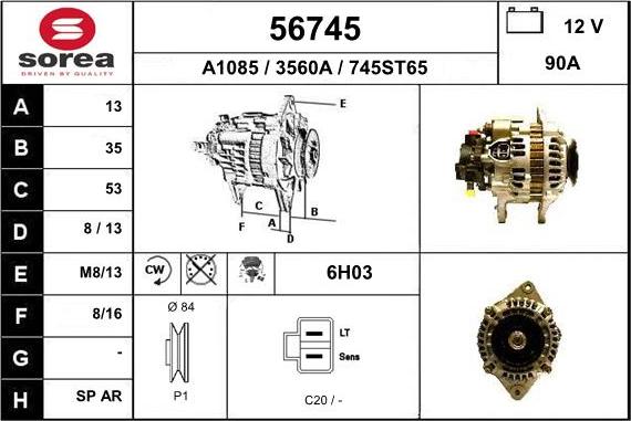 EAI 56745 - Ģenerators autodraugiem.lv