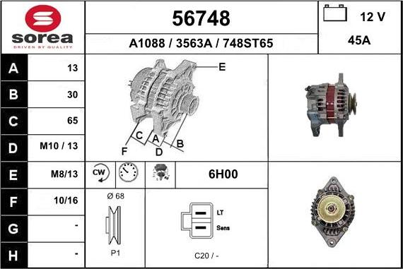 EAI 56748 - Ģenerators autodraugiem.lv