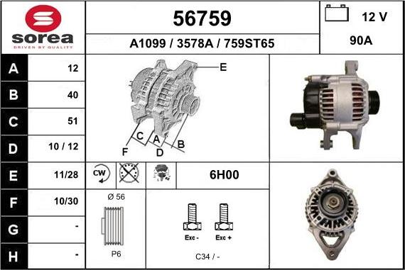 EAI 56759 - Ģenerators autodraugiem.lv