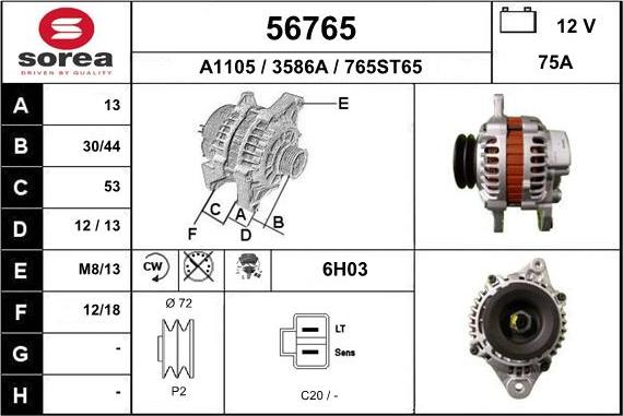 EAI 56765 - Ģenerators autodraugiem.lv