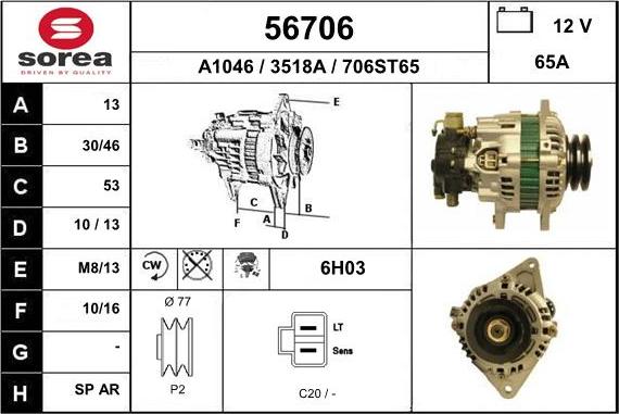 EAI 56706 - Ģenerators autodraugiem.lv