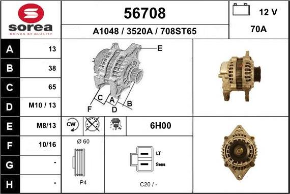 EAI 56708 - Ģenerators autodraugiem.lv