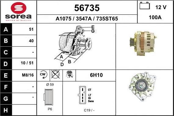EAI 56735 - Ģenerators autodraugiem.lv