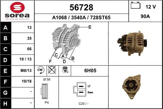 EAI 56728 - Ģenerators autodraugiem.lv