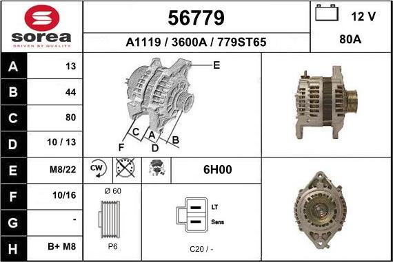 EAI 56779 - Ģenerators autodraugiem.lv