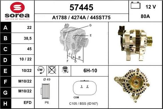 EAI 57445 - Ģenerators autodraugiem.lv