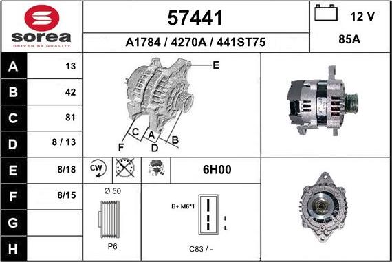 EAI 57441 - Ģenerators autodraugiem.lv