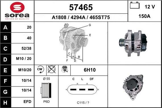EAI 57465 - Ģenerators autodraugiem.lv