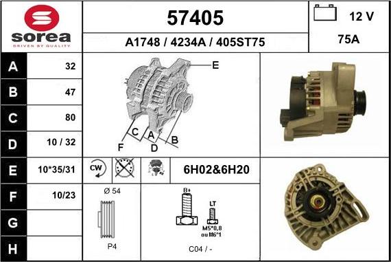 EAI 57405 - Ģenerators autodraugiem.lv
