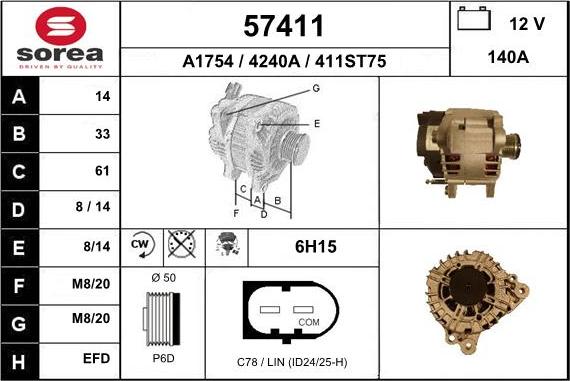 EAI 57411 - Ģenerators autodraugiem.lv