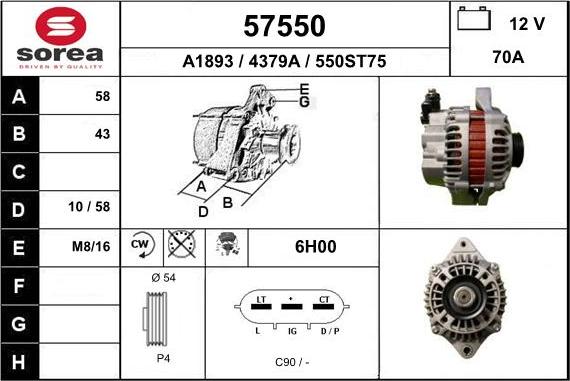 EAI 57550 - Ģenerators autodraugiem.lv