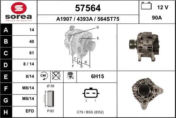 EAI 57564 - Ģenerators autodraugiem.lv