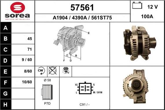 EAI 57561 - Ģenerators autodraugiem.lv