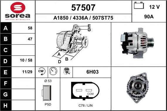 EAI 57507 - Ģenerators autodraugiem.lv