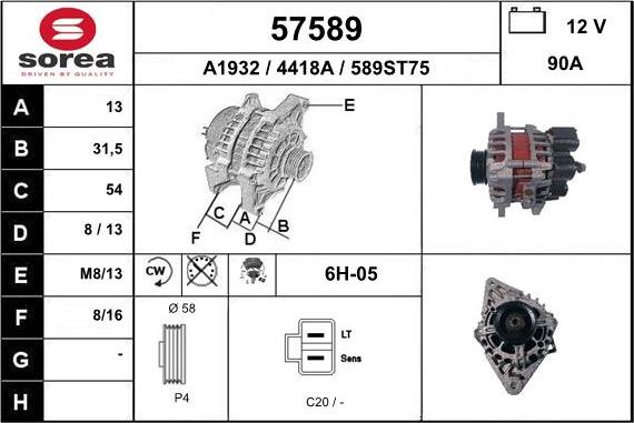 EAI 57589 - Ģenerators autodraugiem.lv