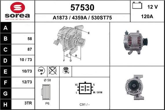 EAI 57530 - Ģenerators autodraugiem.lv