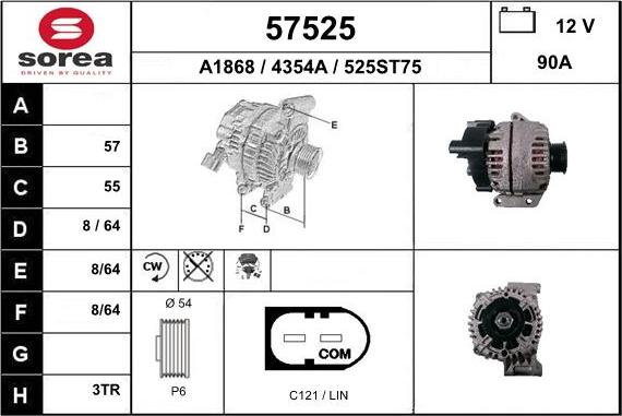 EAI 57525 - Ģenerators autodraugiem.lv