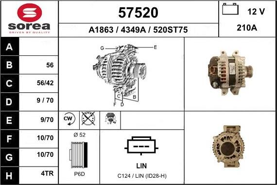 EAI 57520 - Ģenerators autodraugiem.lv