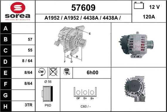 EAI 57609 - Ģenerators autodraugiem.lv