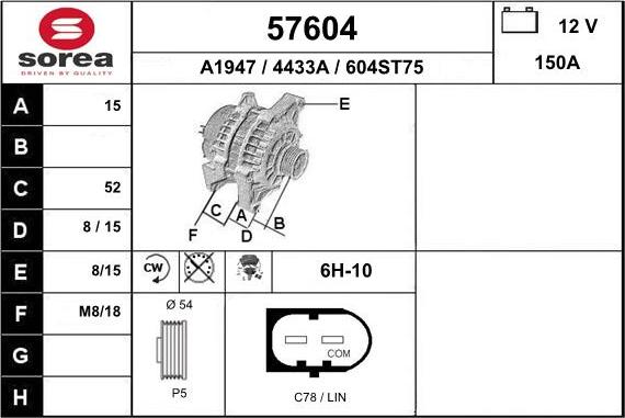 EAI 57604 - Ģenerators autodraugiem.lv