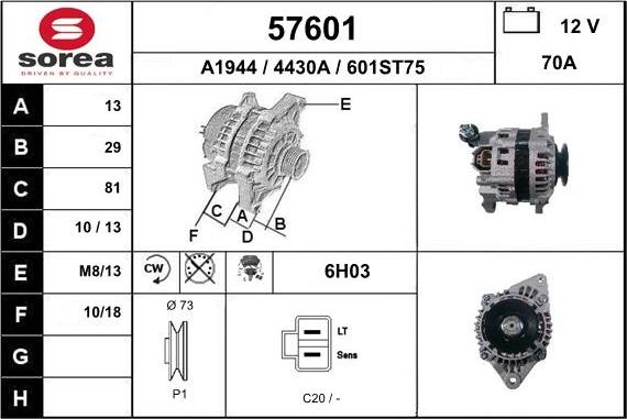 EAI 57601 - Ģenerators autodraugiem.lv