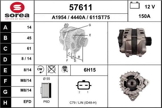 EAI 57611 - Ģenerators autodraugiem.lv